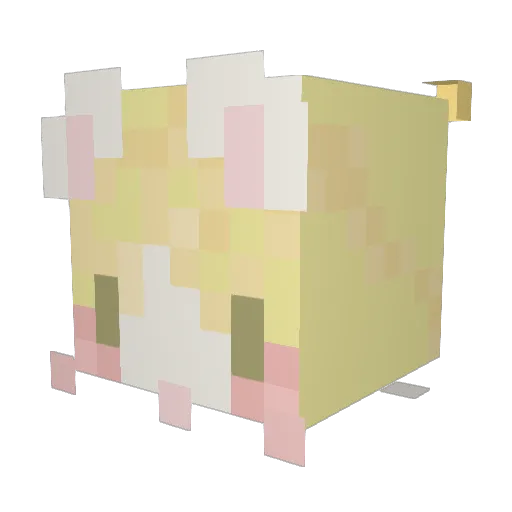 San_Kento Minecraft avatar head, 3D render