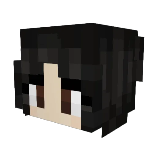 Sanbrina Minecraft avatar head, 3D render