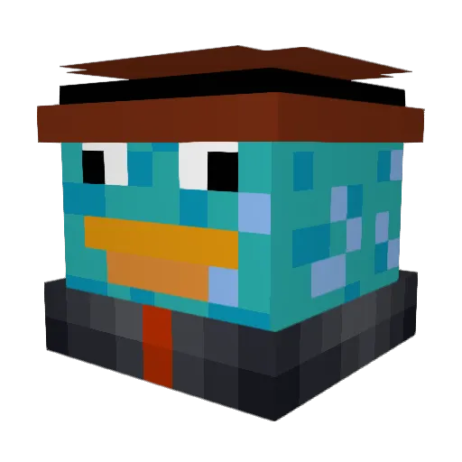 Sanchez_26 Minecraft avatar head, 3D render