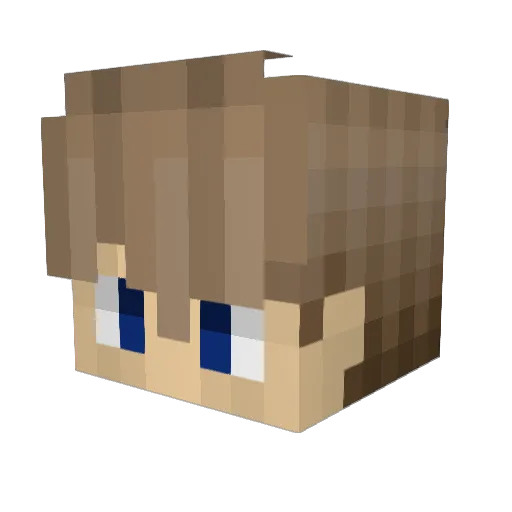 Sanchez_404 Minecraft avatar head, 3D render