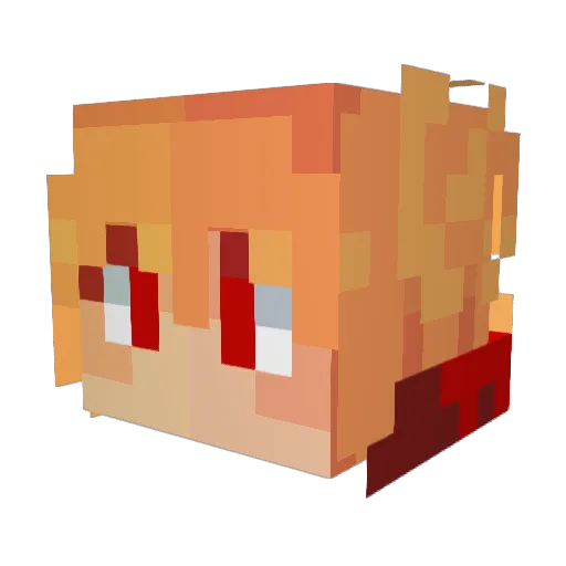 Sancho2ndKin Minecraft avatar head, 3D render