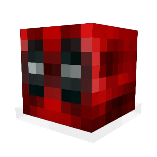 SandDragonn Minecraft avatar head, 3D render