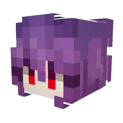 SandNine Minecraft avatar head, 3D render