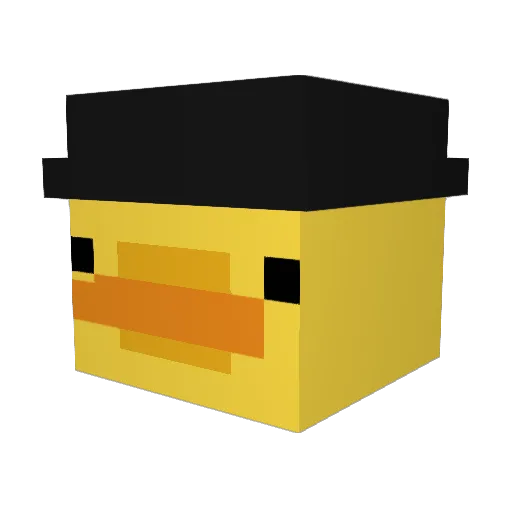 SandS101 Minecraft avatar head, 3D render