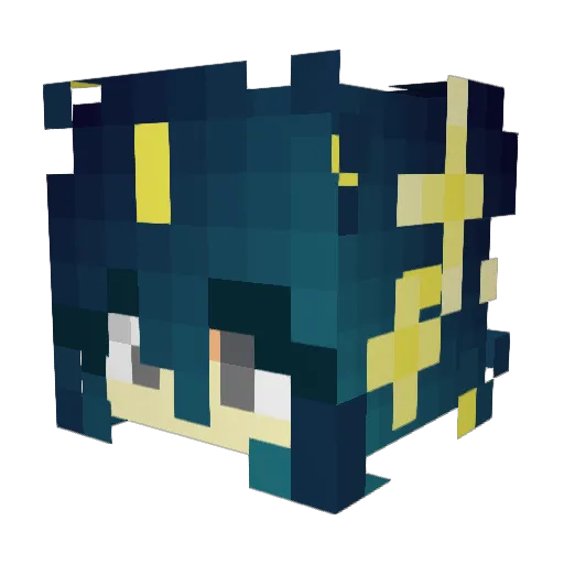 SandStar97 Minecraft avatar head, 3D render
