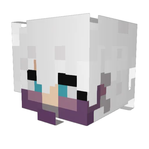 SandViper13 Minecraft avatar head, 3D render
