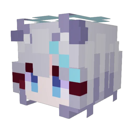 SandWolf_SW Minecraft avatar head, 3D render