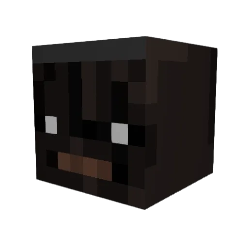 Sand_m Minecraft avatar head, 3D render