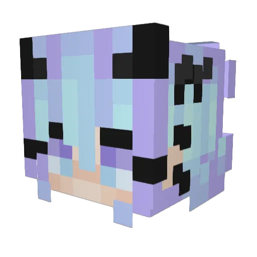 Sandal94 Minecraft avatar head, 3D render