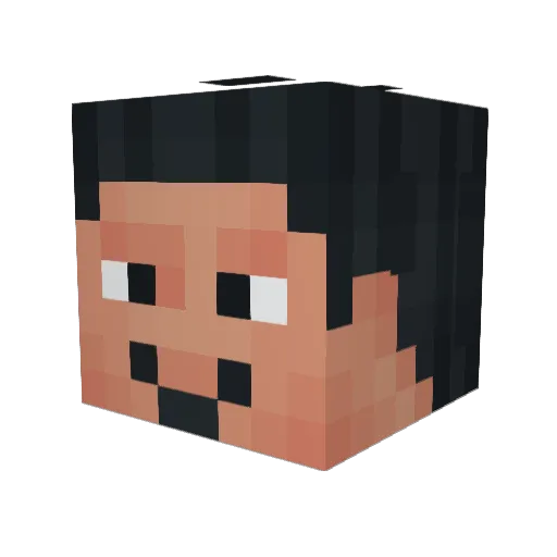 Sandal_Hater Minecraft avatar head, 3D render