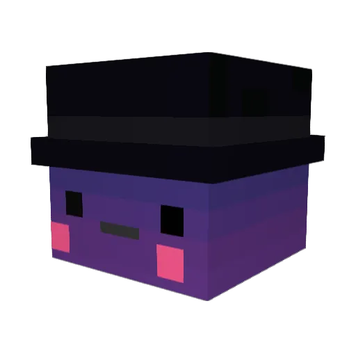 Sander6807 Minecraft avatar head, 3D render