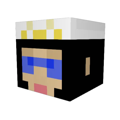 Sander_exe Minecraft avatar head, 3D render