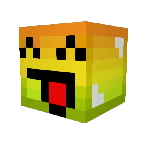 Sandflame99 Minecraft avatar head, 3D render