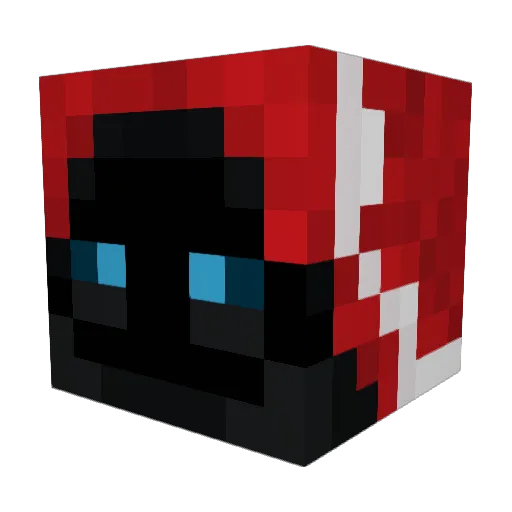 Sandgo0se Minecraft avatar head, 3D render