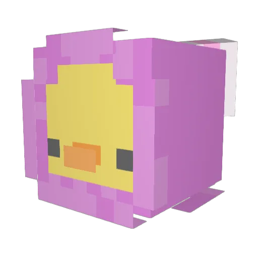 Sandi2137 Minecraft avatar head, 3D render