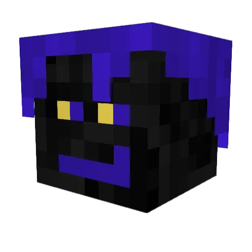 Sandix Minecraft avatar head, 3D render