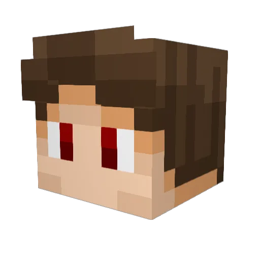 Sandman3676 Minecraft avatar head, 3D render