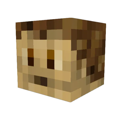 Sandman96 Minecraft avatar head, 3D render