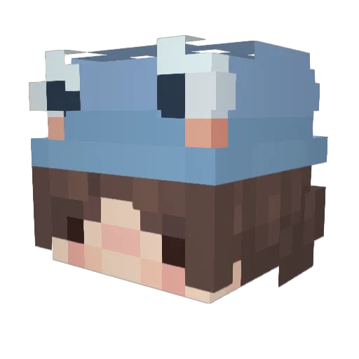 Minecraft-Avatar von SandmanPlays: Kopf als 3D-Render