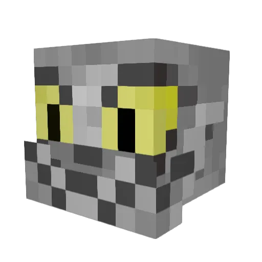 Sandman_145 Minecraft avatar head, 3D render