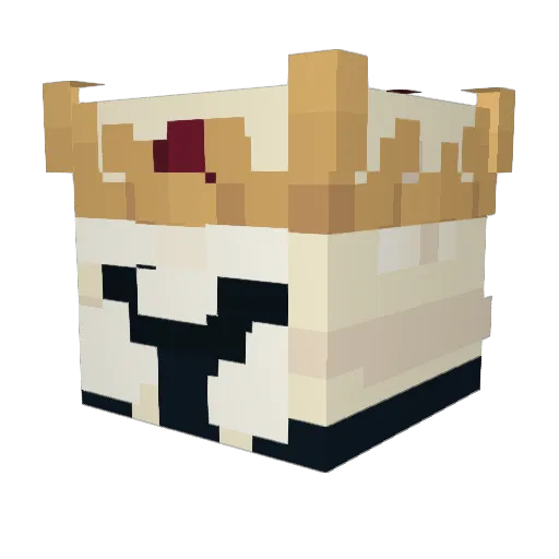 Sandooch Minecraft avatar head, 3D render
