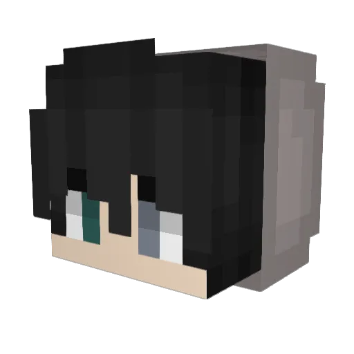 Sandorr336 Minecraft avatar head, 3D render