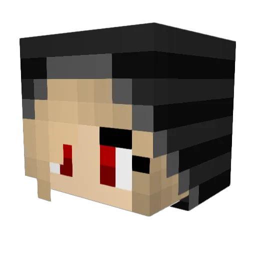 Sandpiper_ Minecraft avatar head, 3D render