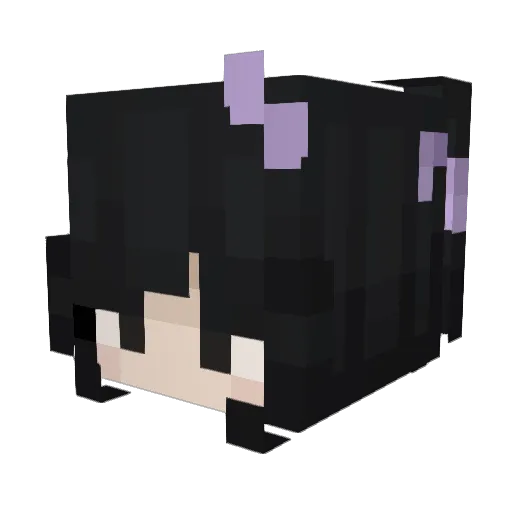 Sandra7911 Minecraft avatar head, 3D render