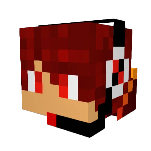Sandro002 Minecraft avatar head, 3D render