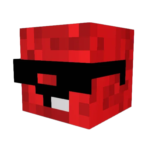 Sandro_0815 Minecraft avatar head, 3D render
