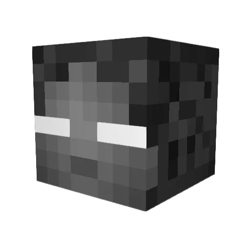 Sandromd Minecraft avatar head, 3D render