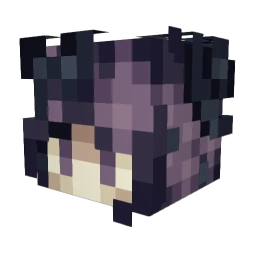 Sandstar10 Minecraft avatar head, 3D render