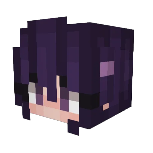 Sandstorm122 Minecraft avatar head, 3D render