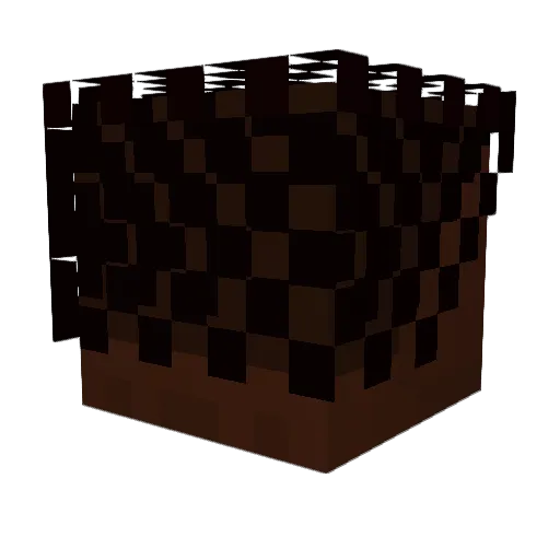 Sandsturmkeks Minecraft avatar head, 3D render