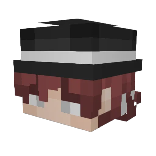 Sandu06 Minecraft avatar head, 3D render