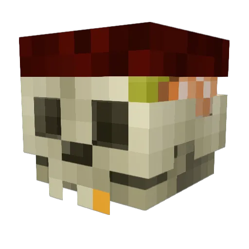Sandwhich__ Minecraft avatar head, 3D render