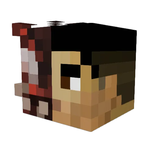 SandwichConsumer Minecraft avatar head, 3D render