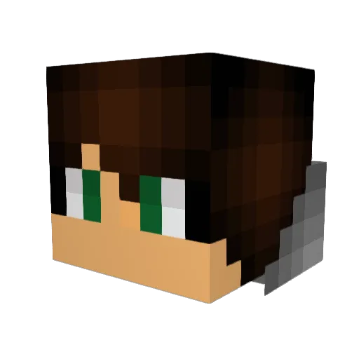 SandwichHD Minecraft avatar head, 3D render