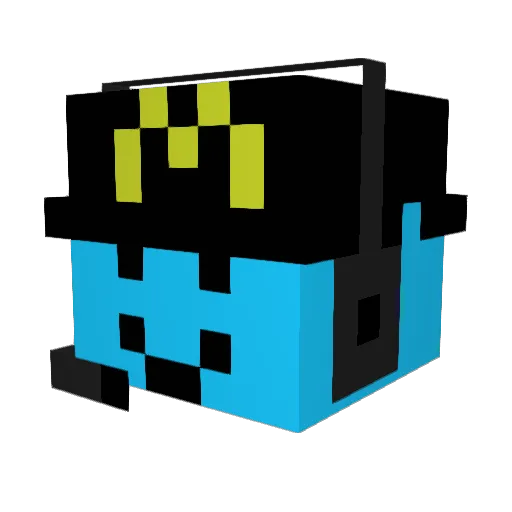 SandwichOfromage Minecraft avatar head, 3D render