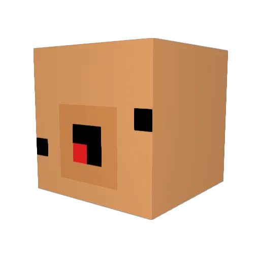 Sandwich___ Minecraft avatar head, 3D render