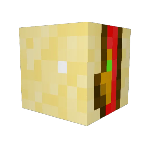 SandwichaKSA Minecraft avatar head, 3D render