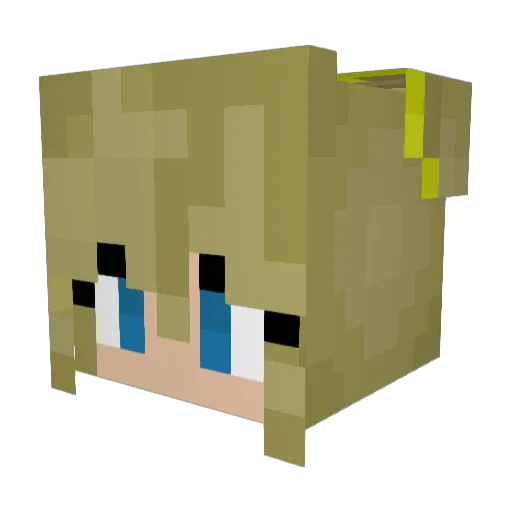 Sandy311 Minecraft avatar head, 3D render
