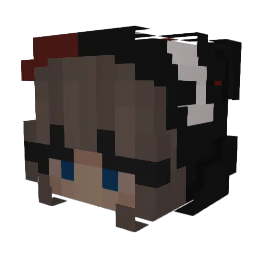 Sandy72705 Minecraft avatar head, 3D render