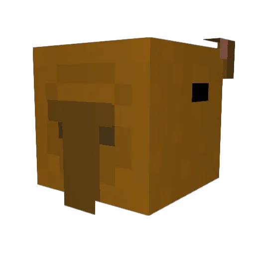 SandyAhhMf Minecraft avatar head, 3D render