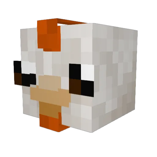 SandyChicken21 Minecraft avatar head, 3D render