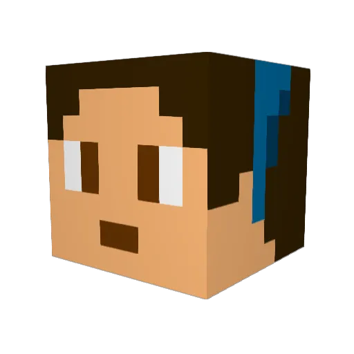 Sandy_Storms Minecraft avatar head, 3D render