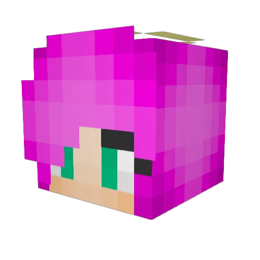 Sandy_nvvb Minecraft avatar head, 3D render