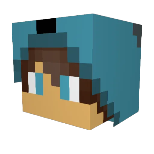 Sang710 Minecraft avatar head, 3D render