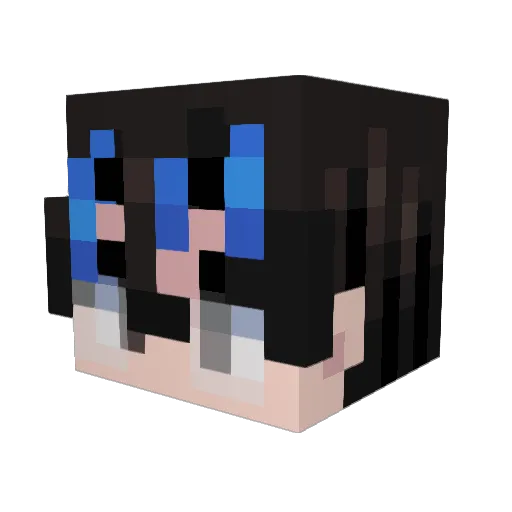SangHyung Minecraft avatar head, 3D render