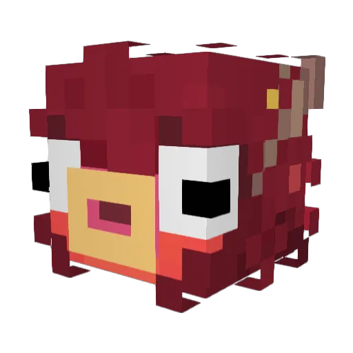 Sang_ma Minecraft avatar head, 3D render